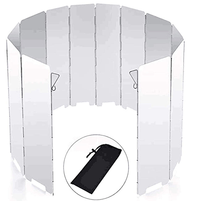 PureQ "Screener" Portable Wind Break [11 Panel - 50cm]