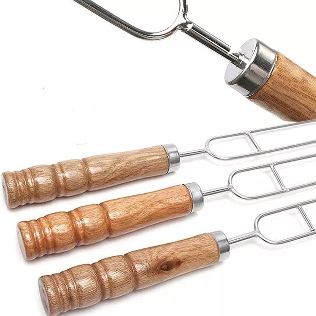 PureQ "Ninja" Wood Handle Hibachi Skewers